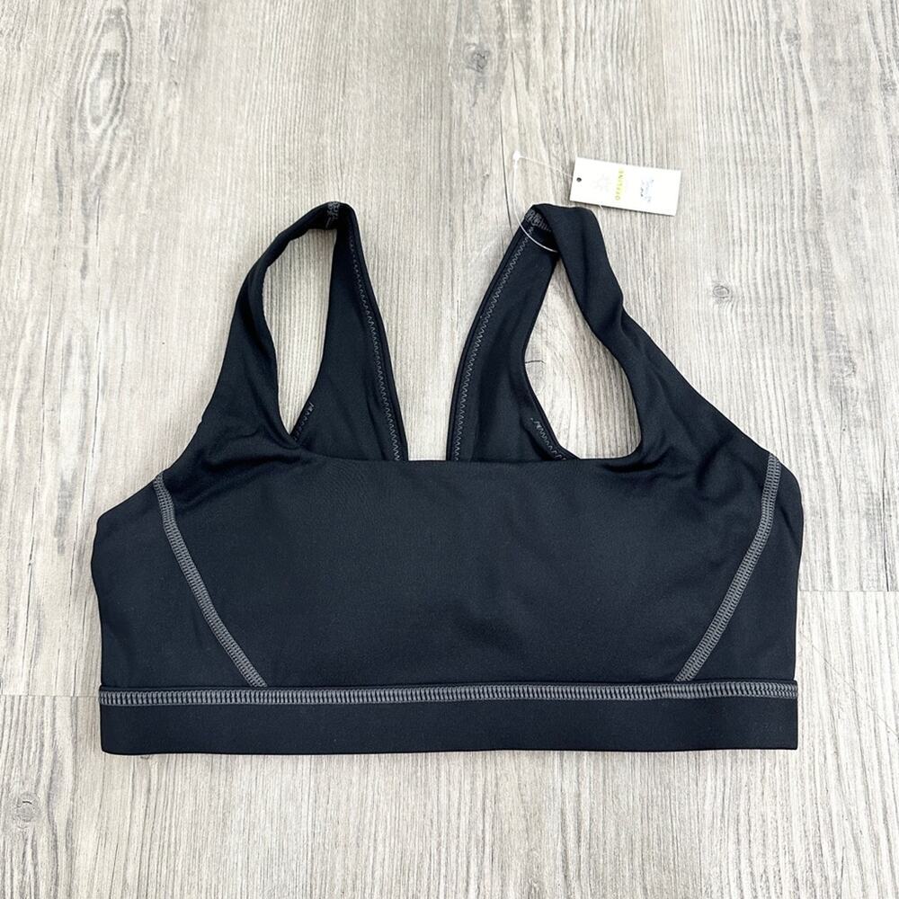 NWT OFFLINE By Aerie GOALS Sweat Most Support Sport Bra Black Small